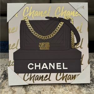 Chanel Canvas Le Boy Art Work